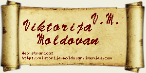 Viktorija Moldovan vizit kartica